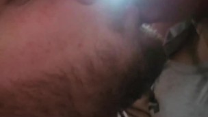 Beautiful Big Titty Dark Haired Girlfriend Gets Tits Sucked And A Deep Dripping Creampie