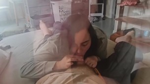 Beautiful Big Titty Dark Haired Girlfriend Gets Tits Sucked And A Deep Dripping Creampie