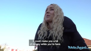 PublicAgent Blonde Student With Tiny Little Shaved Pussy And Nice Tits Picked Up Outdoors And Fucked In Room By American Cock