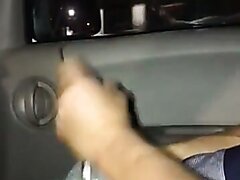 Friend Cums In Car