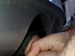 A Boy Revving The Car For Me And I Release Sperm Becaus