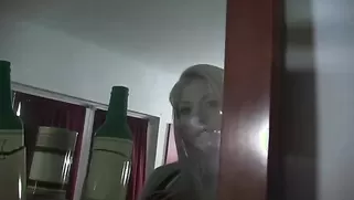 Glamorous American Blonde Teen Got Spanked By Experienced Daddy