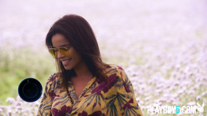 Plump European Mature Outdoor Striptease