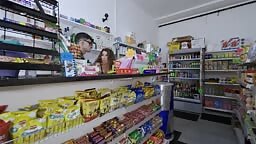 Kylie Jones Kiki Isobel Amyyy Little Slut Taking Turn On Huge Cock In Public Shop