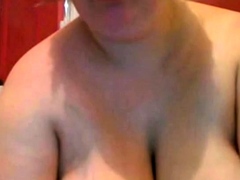 Blonde Bbw With Huge Boobs On Webcam