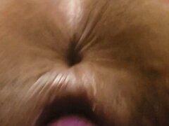 Closeup Toying Pussy From Behind