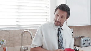 Horny Teen Step Daughter Seduces Her Step Dad