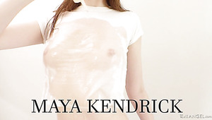 Pallid Chick Maya Kendrick Blows Two Long Fat BBCs And Gets Hardcore DP