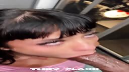 Beca Barbie   Sneaky Closet Sex With TheyLoveFlaxk