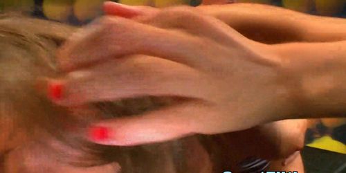 European Slut Gets Bukkaked