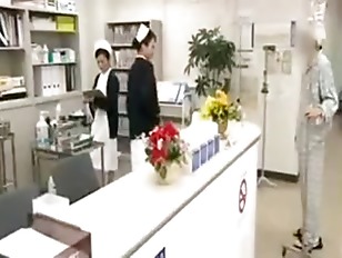 Dutiful Japanese Nurse Services Patient