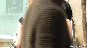 Cheating Wife Gets Piss In Public