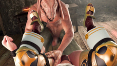 3d Porn With A Hot Babe Fucked By A Horny Monster