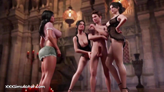 MILF & Boy Uncensored 3D Taboo Threesome