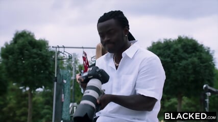 BLACKED Gorgeous Model Can't Resist Her Photographer's BBC