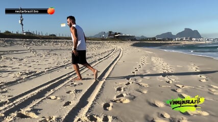 Hot Brunette On The Beach Goes To The Apartment To Have Anal Sex