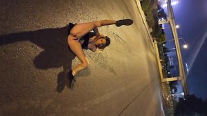 NicoleNiagara   Pink Hair Slut Spreads Holes For Strangers On The Street And Gets Fucked In Public