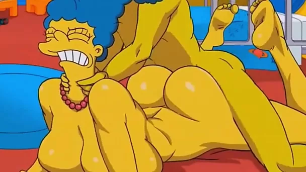 Marge Simpson Assfucked In GYM Locker Room   Porn Cartoon