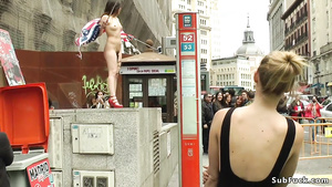 Hairy American Tourist Pounded In Bdsm Bar