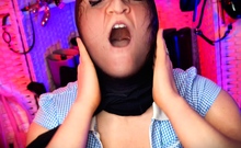 Skinny Pierced Amateur Redhead Rough Fucking Huge Toys