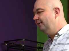 Sexy Blonde With Pinkg Stockings