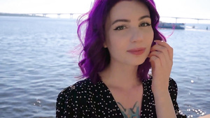 Shameless Bimbo Thrilling Blowjob Clip