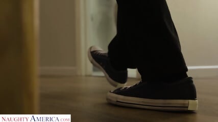 Kenzie Taylor Knows How To Stop A Burglar, Fuck Him!!!