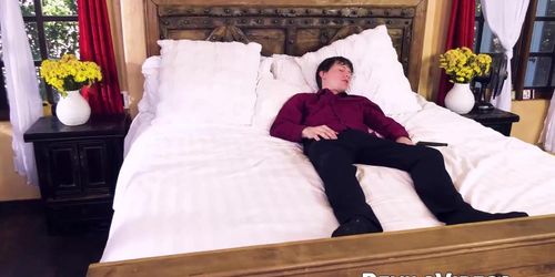 Beautiful Blondie Candice Dare Swallows Cum After Pounding