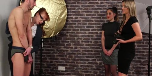 Male Model Gets Handjob