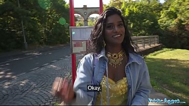 Public Agent   Indian Student Got My Cumshot Down Her Sweet Desi Titties