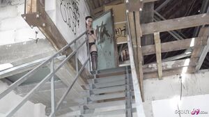 GERMAN SCOUT   Real Anal Sex Casting With German Long Labia Small Tits Wife