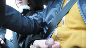 CutieGingerRussian   Russian Secretary In A Car Blowjob
