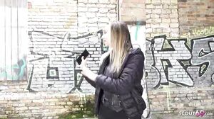 GERMAN SCOUT   Hard Anal Casting Sex For Russian Girl Aura Sin With Round Ass By Big Dick Agent