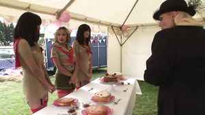 Group Of Wild Chicks Doing Amazing Poses During Group Session